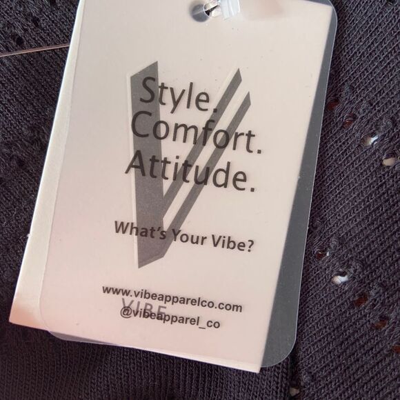 Vibe Women’s Knit Sportswear Top T-Shirt Size M - Picture 6 of 7